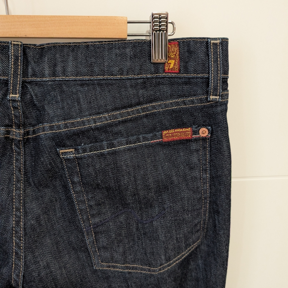 7 For All Mankind Bootcut Jeans Blue Size 32 - Picture 7 of 8